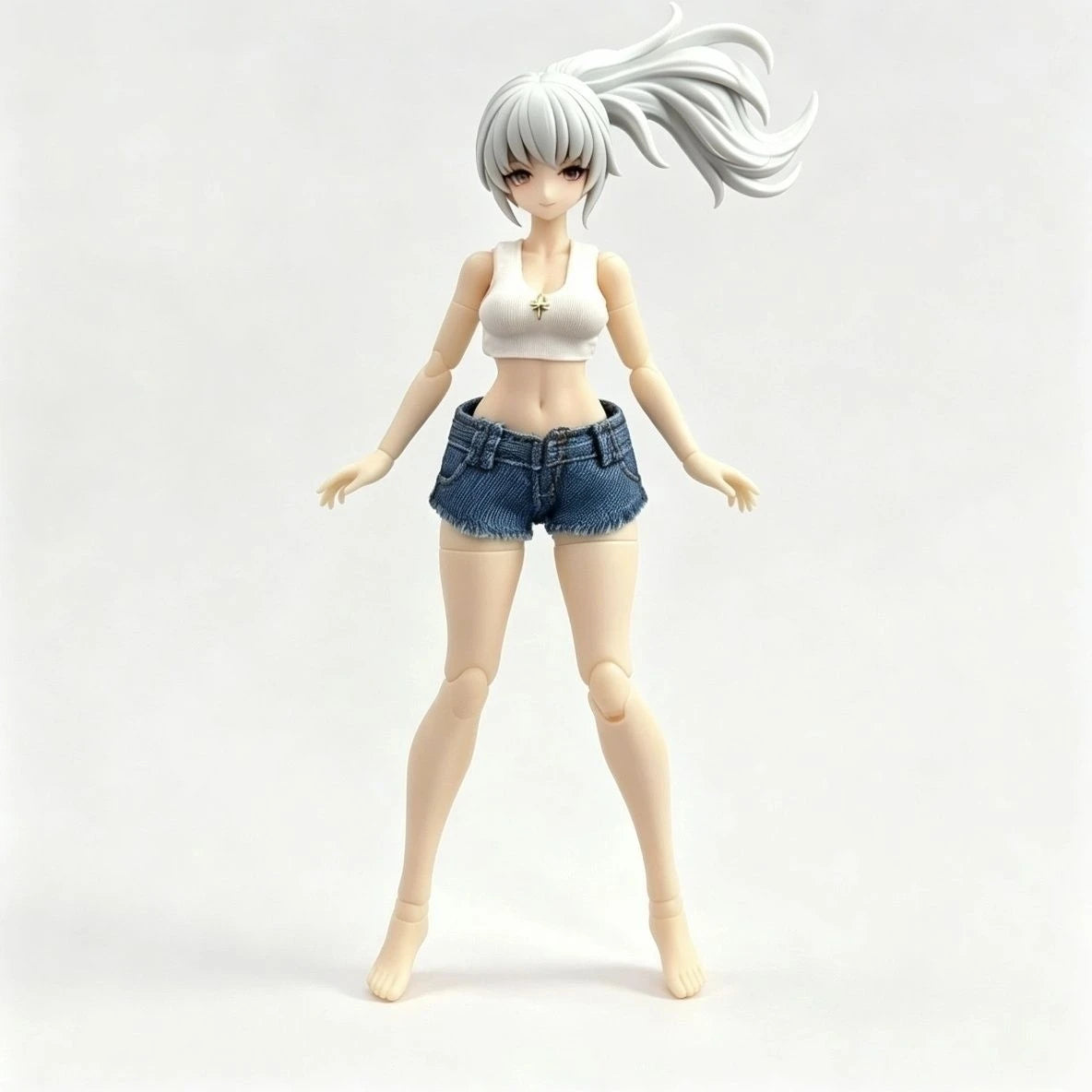 1/12 Casual Summer Top and Shorts Set For Female Action Figures