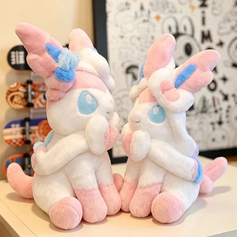 Big Size Sylveon Plush Sitting Pose (40cm / 50cm / 60cm)