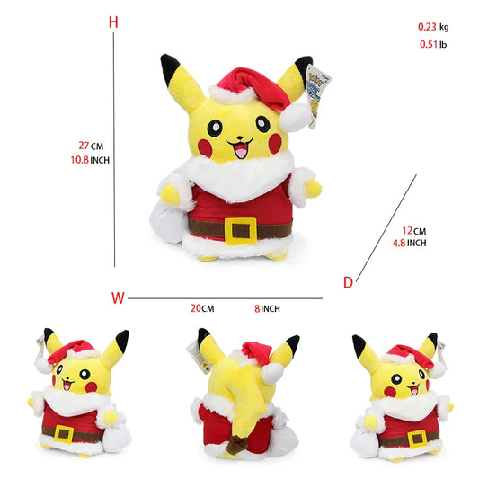 Pokemon Pikachu Santa Cosplay Plush