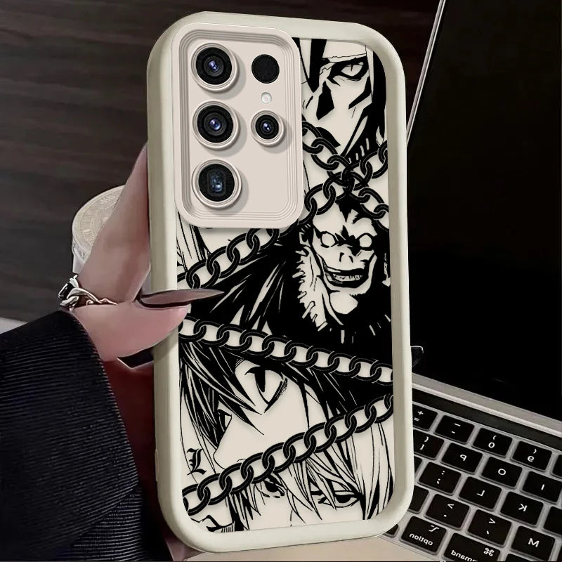Death Note Panel Style Phone Case - For Samsung A and S Series