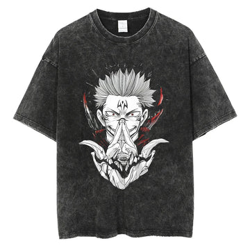 Jujutsu Kaisen Sukuna Shirt Oversized Anime Shirt Graphic