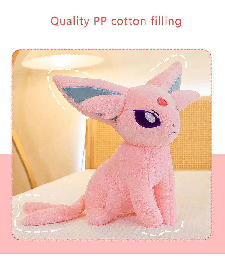 Pokemon Big Size Espeon Plush Sitting Pose ( 40cm / 50cm / 70cm)