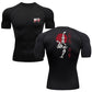 Baki Anime Compression Shirt – Men's Breathable Rash Guard