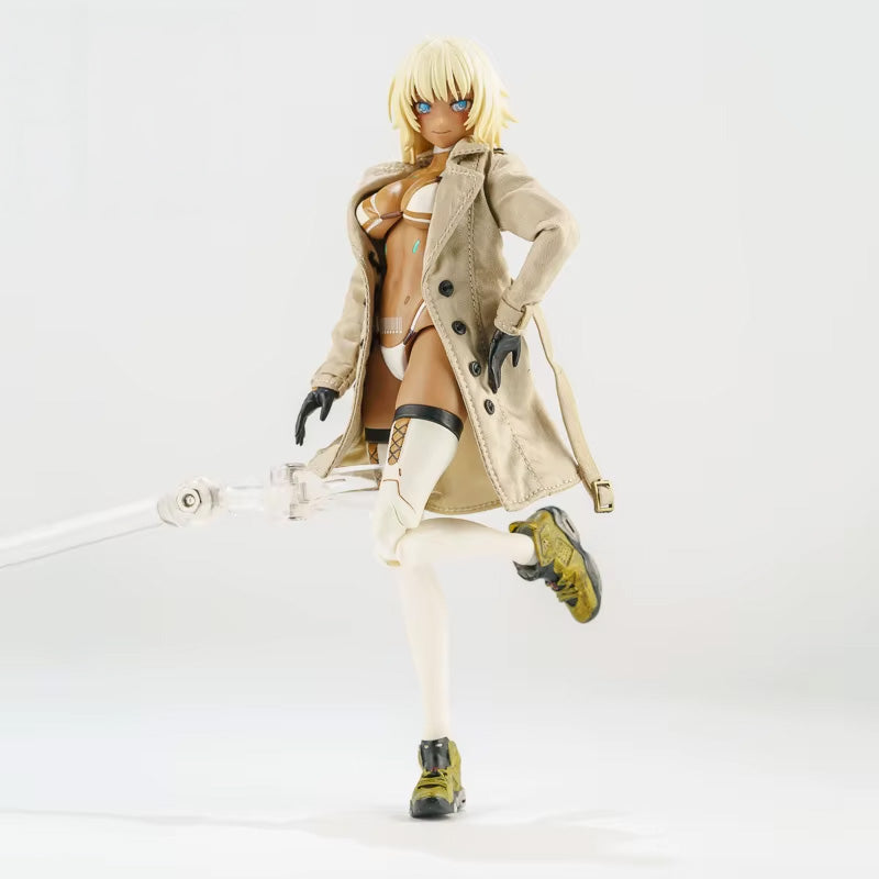 1/12 Scale Windbreaker Coat For 6-Inch Female Action Figures