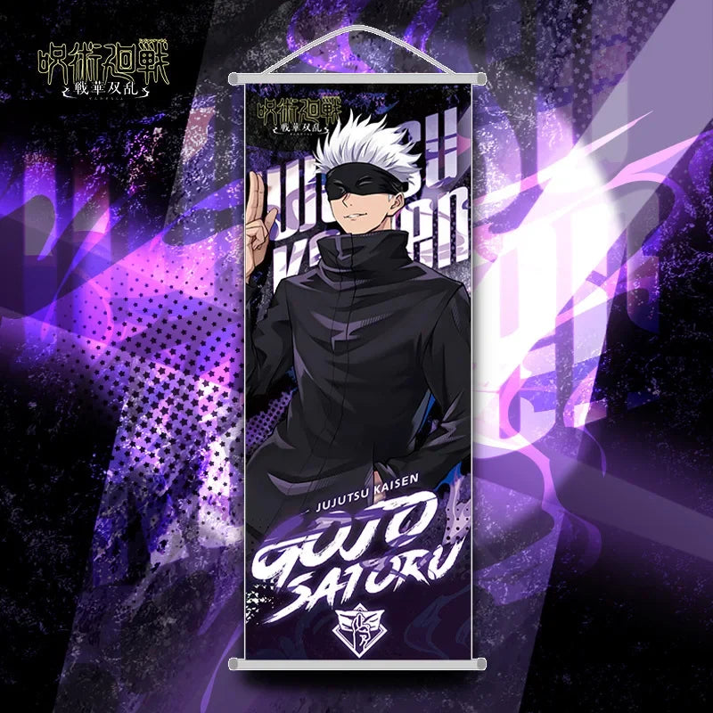 Jujutsu Kaisen Satoru Gojo Hanging Scroll Anime Poster Home Decor