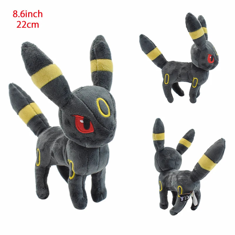 Pokemon Standing Umbreon Eeveelution Plush 8.6 Inch Anime Plush