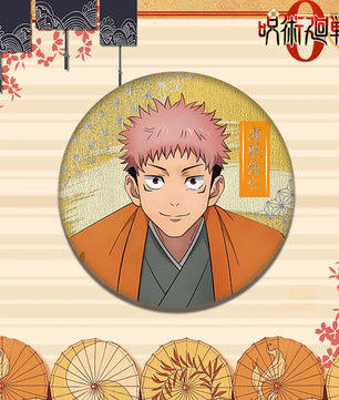 Jujutsu Kaisen Yuji Itadori Kimono Series Acrylic Stand Keychain Badge Set