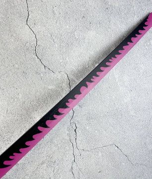 Demon Slayer Mitsuri Kanroji Nichirin Katana 1:1 Scale Anime Prop Replica Bamboo Sword