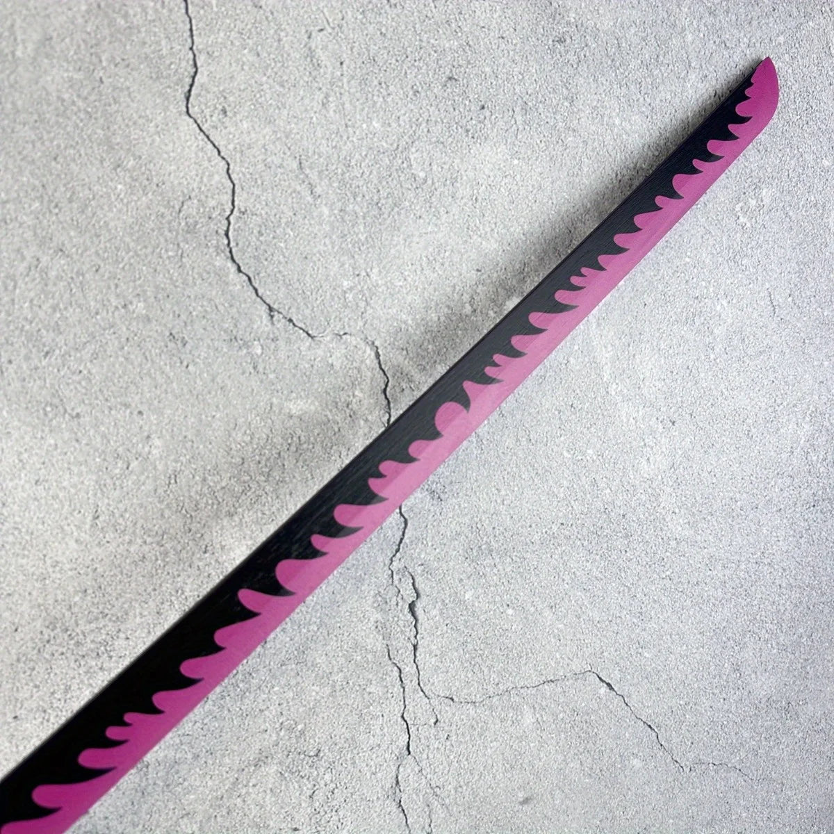 Demon Slayer Mitsuri Kanroji Nichirin Katana 1:1 Scale Anime Prop Replica Bamboo Sword