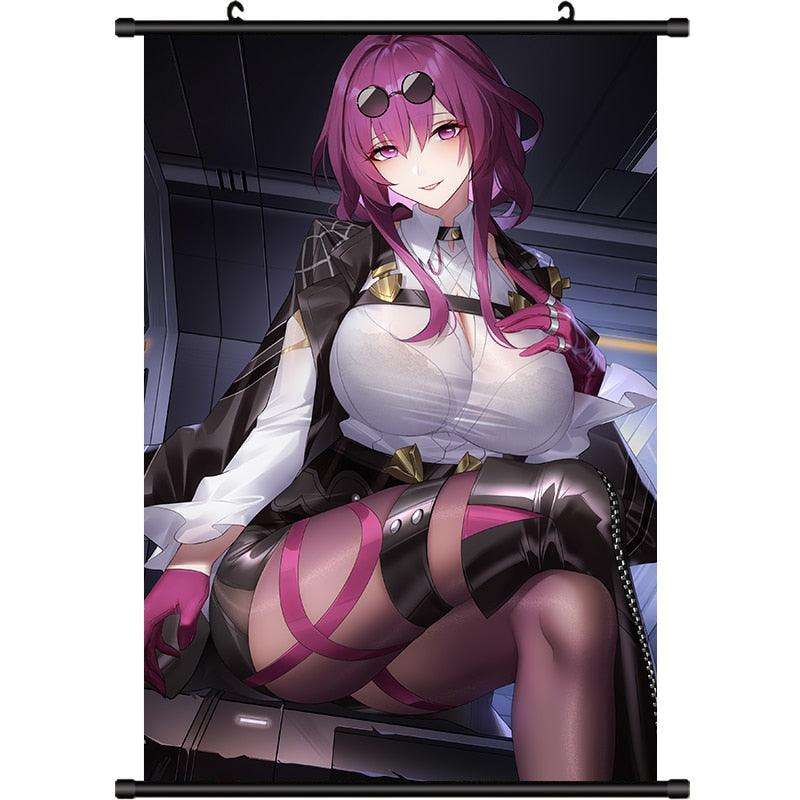 Honkai Star Rail Kafka HD Anime Poster Canvas Scroll