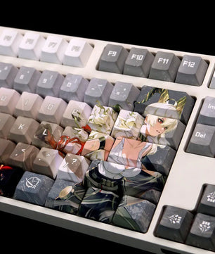 Wuthering Waves Zani Keycaps 120 Keys Cherry Profile Anime Keycaps