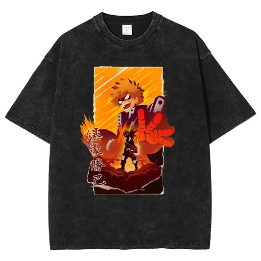 My Hero Academia Shirt Katsuki Bakugo Oversized Anime Shirt