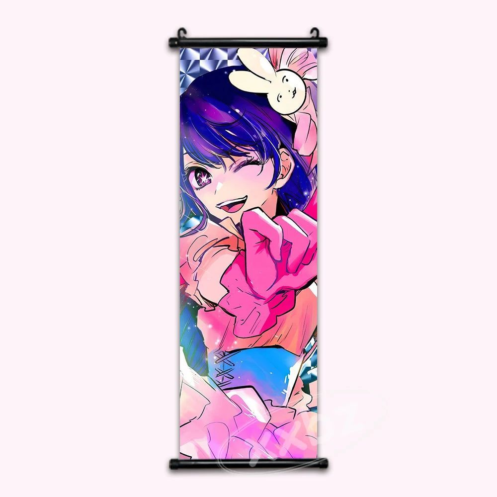 Oshi No Ko Ai Hoshino Anime Poster Canvas Scroll