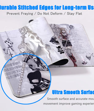 Death Note Misa Amane Mouse Pad - Large Gaming & Office Desk Mat
