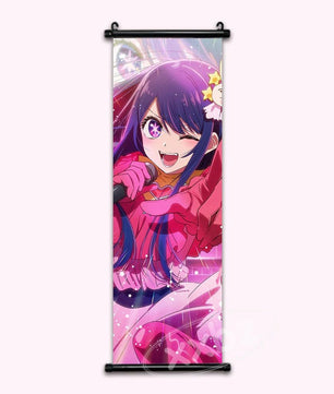 Oshi No Ko Ai Hoshino Anime Poster Canvas Scroll