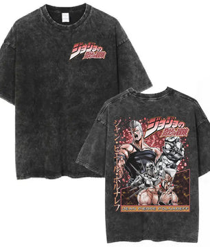 JoJo's Bizarre Adventure Polnareff Shirt Vintage Style Pre-washed