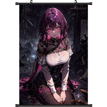 Honkai Star Rail Kafka HD Anime Poster Canvas Scroll