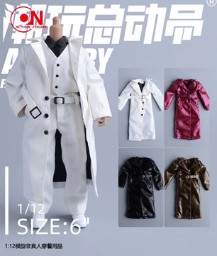 1/12 Scale Male Windbreaker Suit 6" Action Figure Clothing Accessory Set