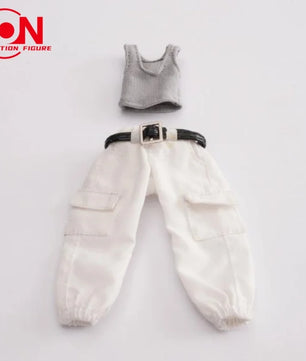 1/12 Scale Casual Shirt & Work Pants Set For 6-Inch Female Action Figures