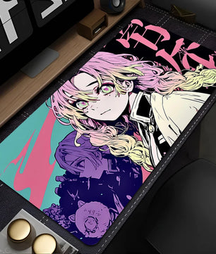 Demon Slayer Mitsuri Kanroji Mousepad Large Anime Desk Mat