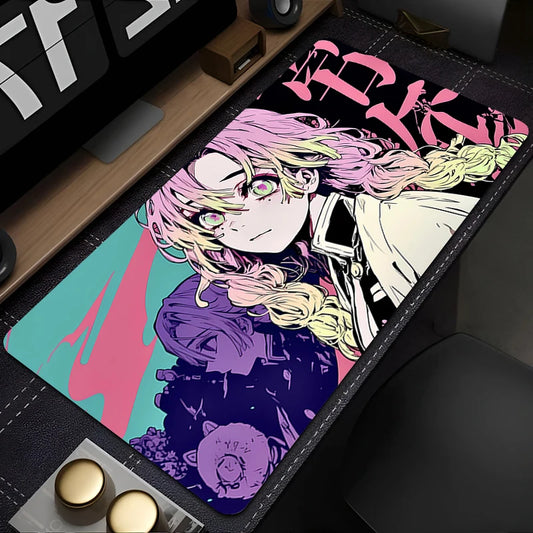 Demon Slayer Mitsuri Kanroji Mousepad Large Anime Desk Mat