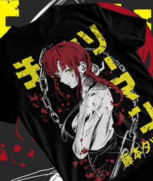 Chainsaw Man Makima Shirt - All Cotton Anime T-Shirt Graphic