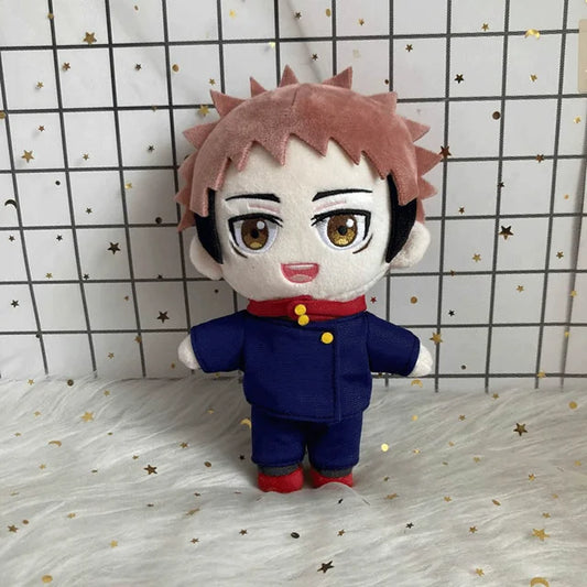 Jujutsu Kaisen Yuji Itadori Plush Figure 8-Inch Soft Anime Plush