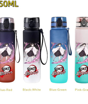Demon Slayer Kanao Water Bottle – 650ml Leakproof Gym Bottle