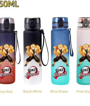 Demon Slayer Zenitsu Water Bottle – 650ml Leakproof Gym Bottle