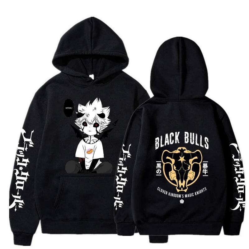 Black Clover Hoodie Liebe Black Bulls Soft Anime Hoodie