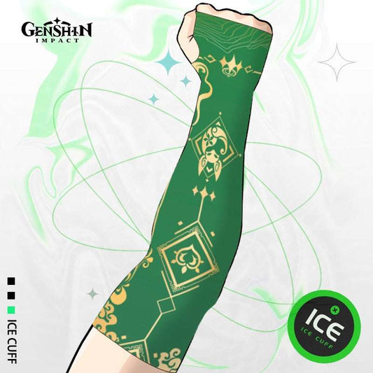 Genshin Impact Tighnari Breathable Arm Sleeves Anime Sportswear