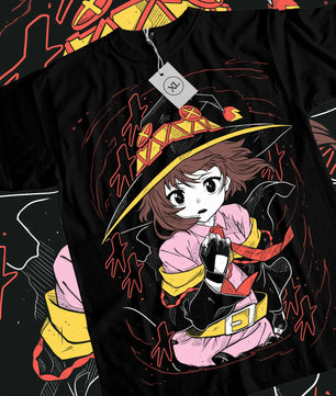 Konosuba Megumin Shirt - All Cotton Anime Graphic Tee
