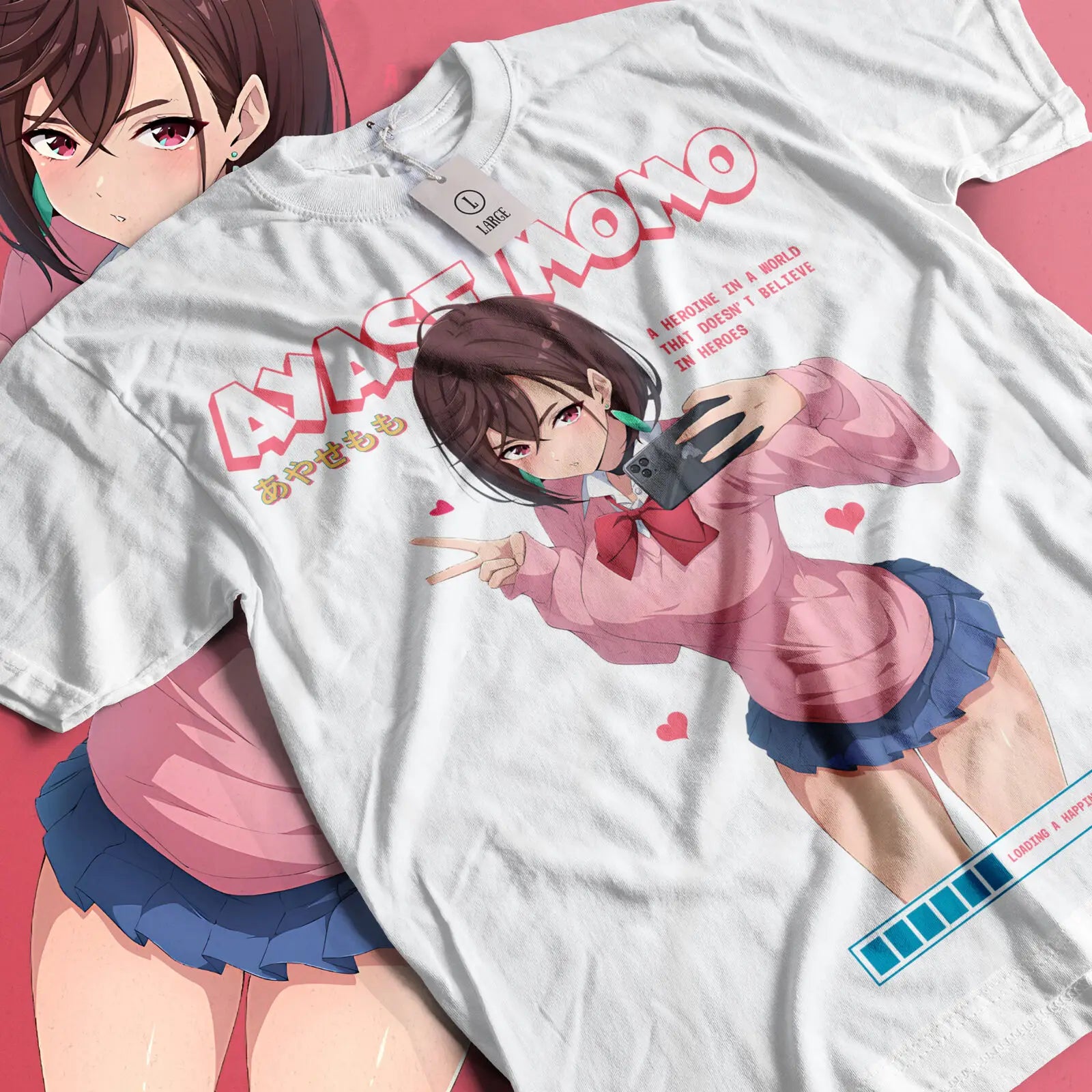 Dandadan Momo Ayase Shirt - All Cotton Anime Graphic Tee