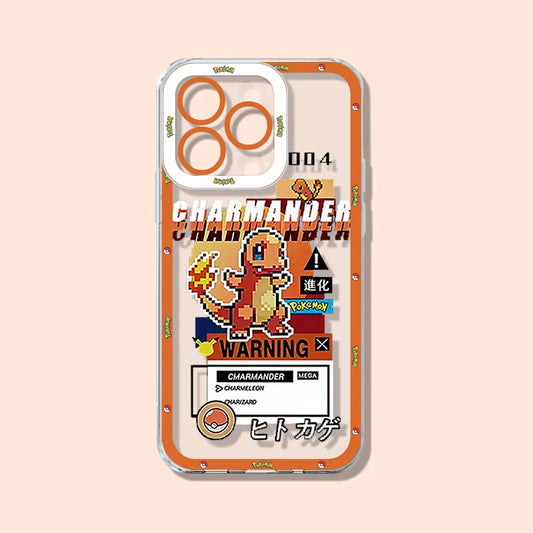 Pokemon Charmander Phone Case - For iPhone 11 to 17 Pro Max