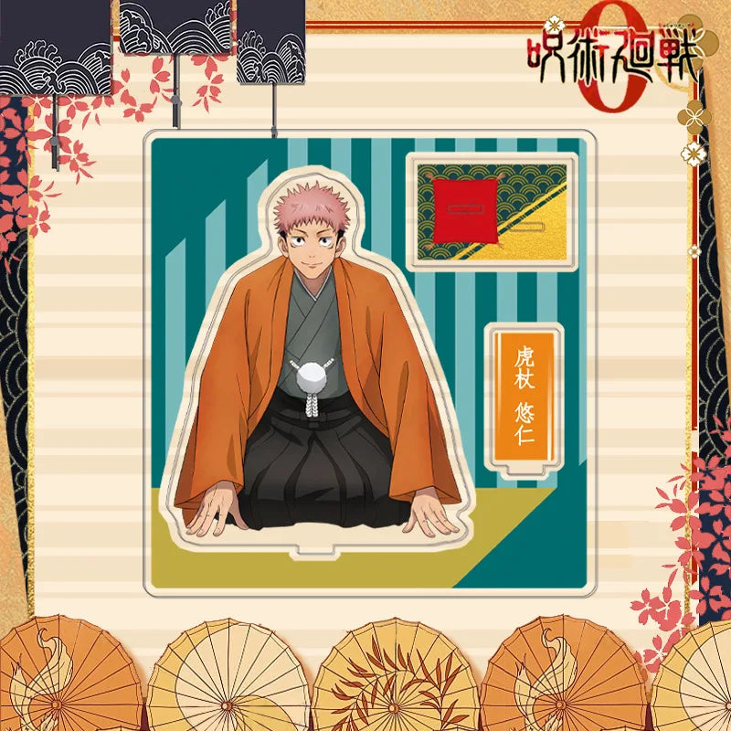 Jujutsu Kaisen Yuji Itadori Kimono Series Acrylic Stand Keychain Badge Set