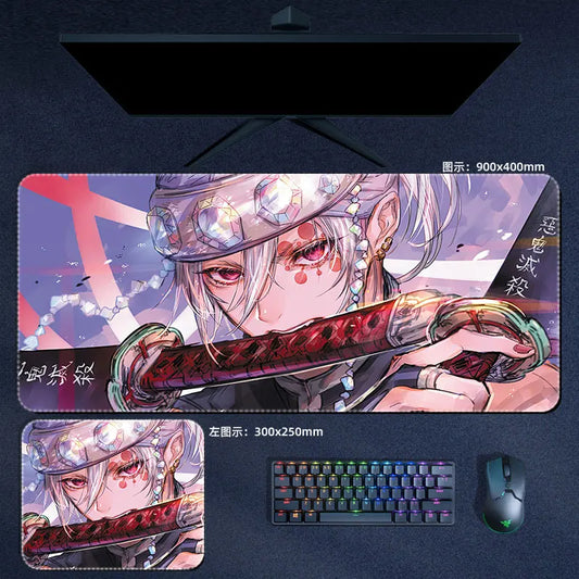 Demon Slayer Tengen Uzui Mouse Pad Anime Desk Mat