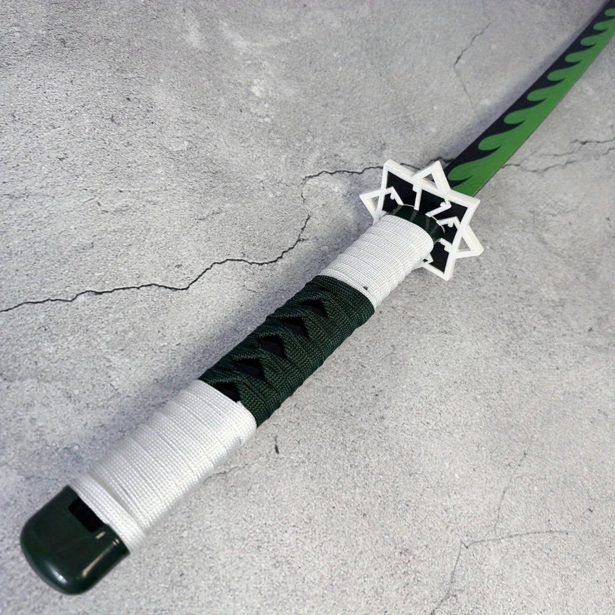 Demon Slayer Sanemi Shinazugawa Nichirin Katana 1:1 Scale Anime Prop Replica Bamboo Sword