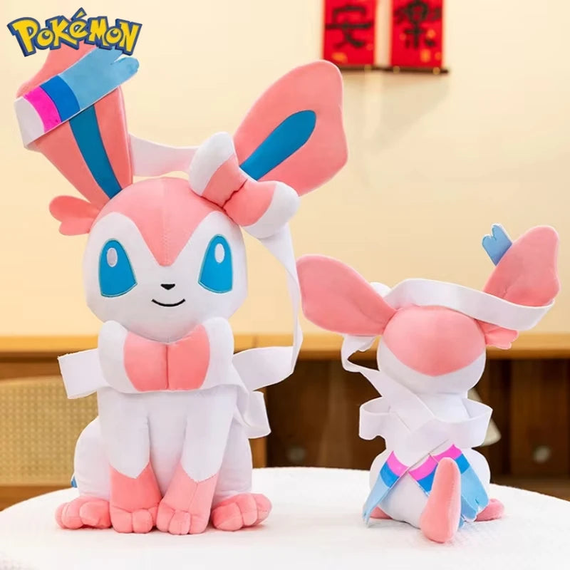 Pokemon Big Size Sylveon Plush Sitting Smile (25cm / 40cm / 55cm / 75cm)