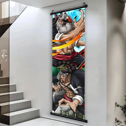 One Piece Jabra Canvas Poster Anime Hanging Scroll Home Decor