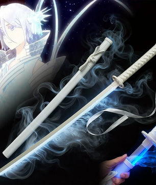 Bleach Rukia LED Vapor Fog Katana 1:1 Scale 40-Inch Prop Replica