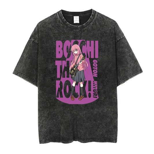 Bocchi The Rock Hitori Gotoh Shirt Oversized Style Anime Shirt