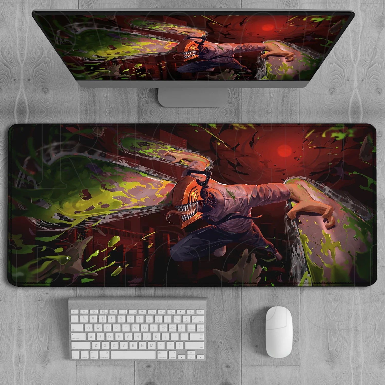 Chainsaw Man Denji Mouse Pad Large Gaming Anime Desk Mat