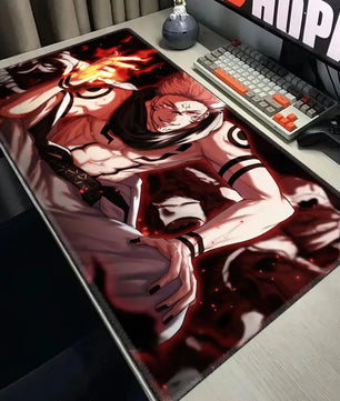 Jujutsu Kaisen Sukuna Mouse Pad Large Gaming Anime Desk Mat