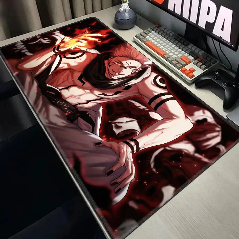 Jujutsu Kaisen Sukuna Mouse Pad Large Gaming Anime Desk Mat