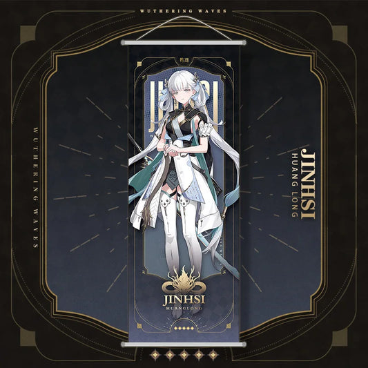 Wuthering Waves Jinshi Hanging Scroll Anime Poster