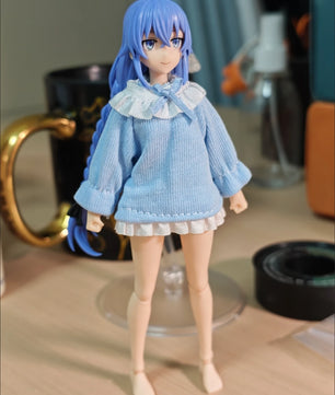 Ob11 Lace Dress Clothing for 1/12 Scale Female Action Figures