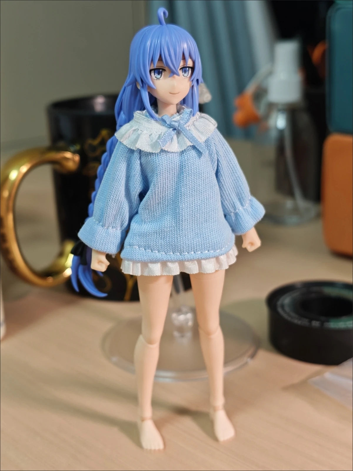 Ob11 Lace Dress Clothing for 1/12 Scale Female Action Figures