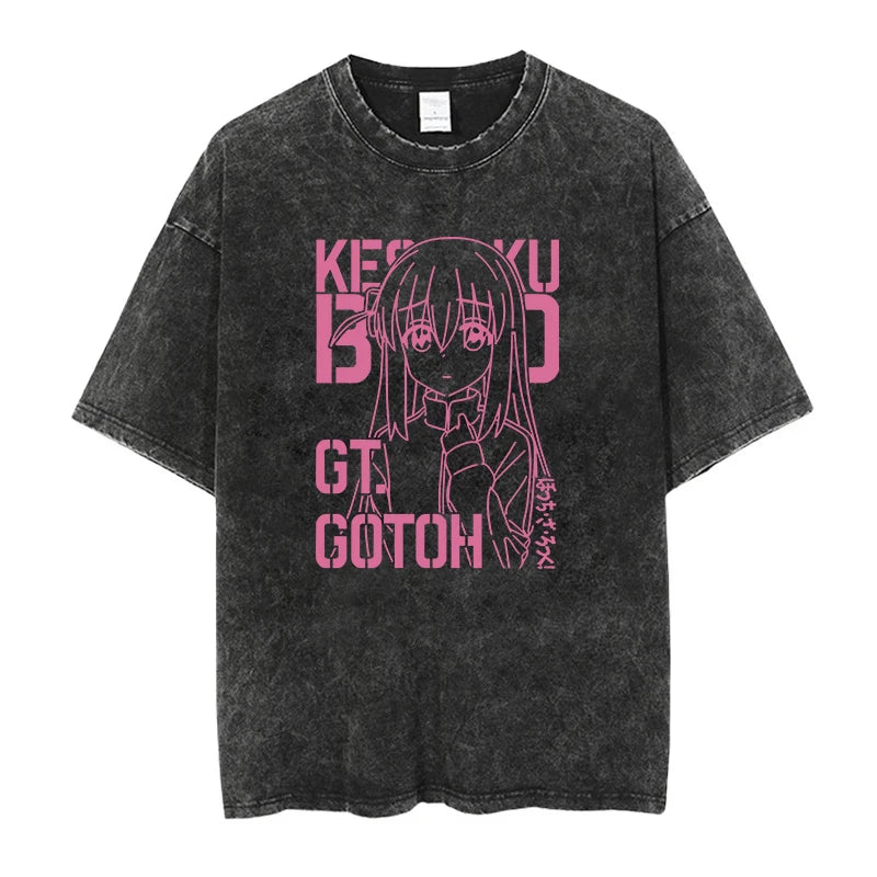 Bocchi The Rock Hitori Gotoh Shirt Oversized Style Anime Shirt