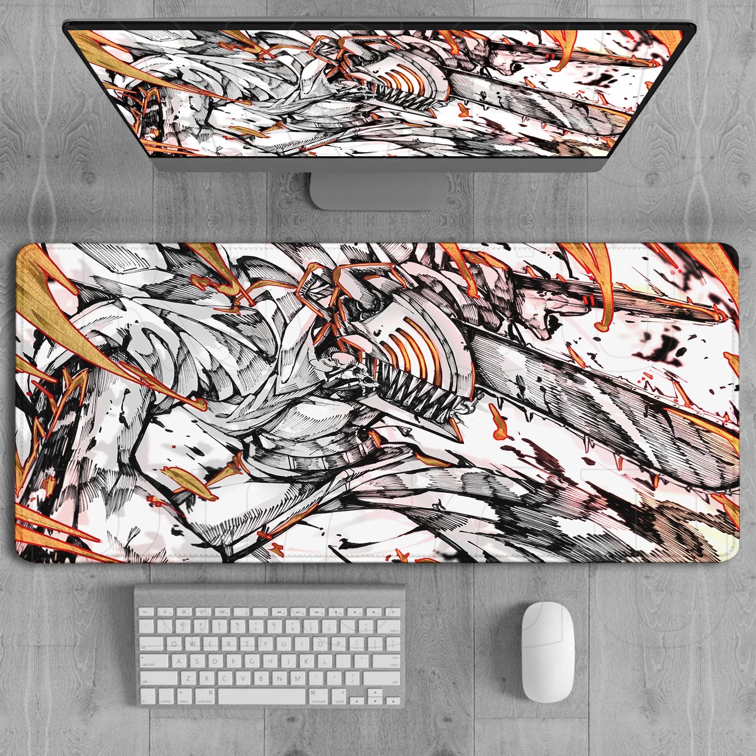 Chainsaw Man Mouse Pad Large Gaming Anime Desk Mat