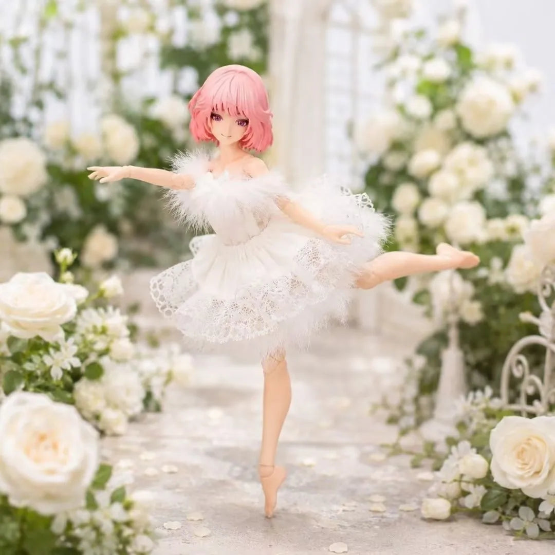 1/12 Scale Ballet Style Dress Accessory For Female Action Figures